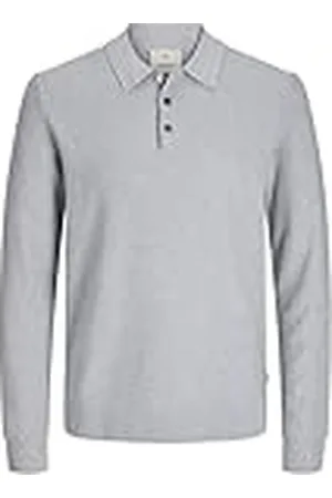 JACK & JONES JACK&JONES JPRBLUSANDRI stickad pikétröja LS, , M