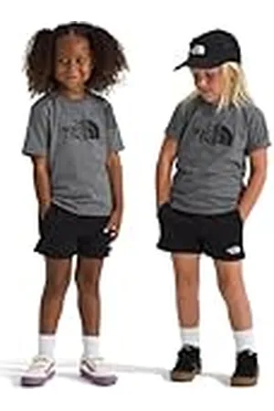 The North Face NF0A8ANURPI Kid Bomull Sommar Träningsoverall Unisex Rökt Pärla/TNF Svart Storlek 7, , 60