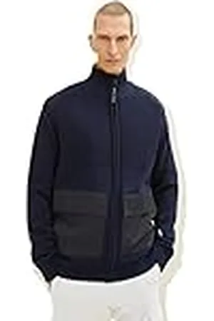 TOM TAILOR Herr kofta med teddypäls 1033530, , S