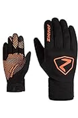 Ziener Unisex SMU 22-GTX INF 274 TOUCH cykelhandskar långfinger | Gore-Tex Infinium, vadderade, andas, poison orange, 11