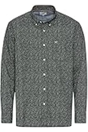 Camel Active Långärmad herrskjorta med minimalt tryck, , M