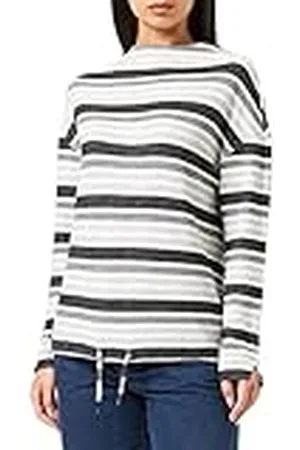 Gerry Weber Edition Dam 770075-44067 T-shirt Grå Ringel, 46