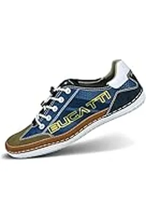 Bugatti Herr Fashionabla avslappnade sneaker med logotypdetaljer och flexibel sula, , 41 EU