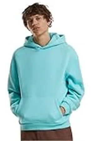 Build Your Brand Huvtröja för män, fluffig huvtröja, avslappnad huvtröja i lös passform, storlekar S–5XL, , 3XL