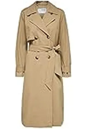 SELECTED Dam trenchcoat dubbelknäppt, , 34