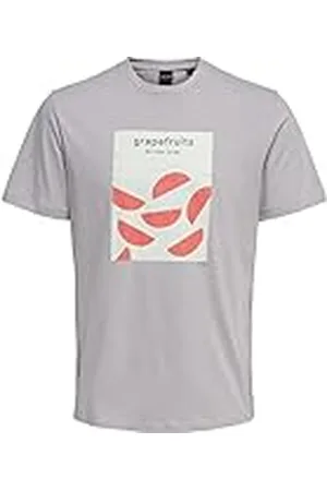 Only & Sons Herr ONSIKE REG SS New Tee NOOS T-shirt, regndroppar, XS
