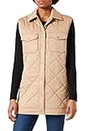 SELECTED Dam SLFTINNA lång quiltad väst B NOOS quiltad väst, , 36