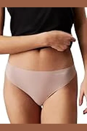 Calvin Klein Thong 3 st 000QD3558E stringtrosa rosa (subdued W. elfenbenslogotyp (3), XS dam, , XS