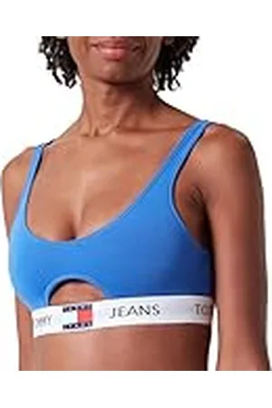 Tommy Hilfiger Nyckelhål Bralette för kvinnor (Ext Sizes) Empire Blue S, , S