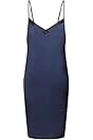 ESPRIT Bodywear dam satin Colour Block CVE Chemise, bläck 36