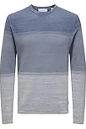 Only & Sons Onsfelix Reg 12 Crew Stickad Noos Pullover tröja, , M, , M