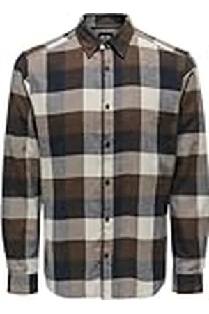 Only & Sons ONSGUDMUND LS 3T Check Shirt NOOS, , M