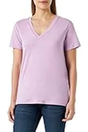 Kaffe Dam T-shirt KAmarin V-hals T-shirt, , XL