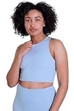GIRLFRIEND COLLECTIVE Rib Dylan Sports Bra, Women’s Rib Sports Bra, Full Cover Wellness Bra, Without Underwire and padding, For Yoga, Jogging, Pilates, Sizes XXS-6XL
