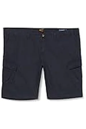 Camel Active Herr Bermuda Cargo Shorts byxor, Check Blue, 98, Check Blue, 98