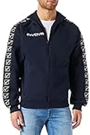 Givova Unisex_Vuxen Full Zip Band Sweatshirt, Blå, L, L