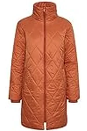 Kaffe Dam quilted jacka långärmad vadderad hög hals dam, , 40