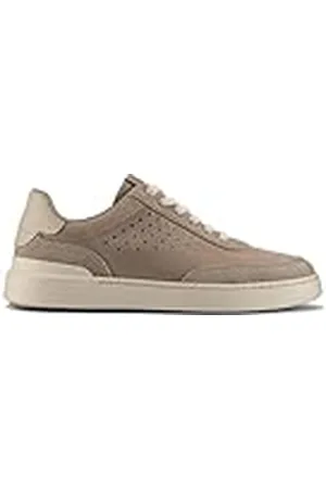 Clarks Herr Courtlite Run sneakers, Grey Nubuck, 8.5 UK, , 42.5 EU