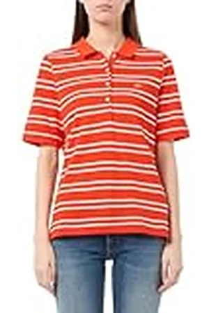 GANT Smal rand sköld SS pikétröja, , XS
