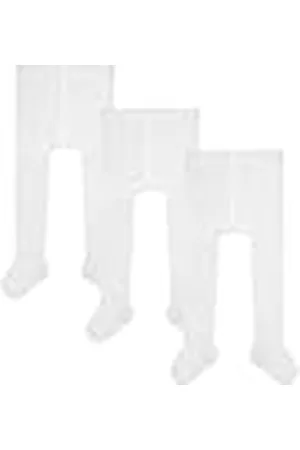 Camano Unisex baby online ca mjuka ekologiska bomull tights 3-pack strumpor, , 62/68, , 50 cm
