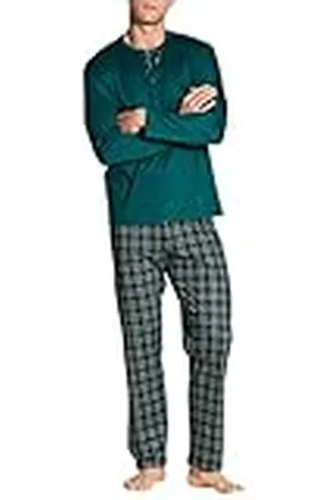 Calida Herr Relax Selected 4 pyjamas-set, djup Teal, normal