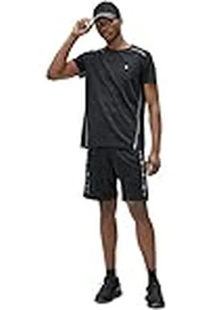 Koton Herr sport dragsko slogan tryckt ficka detaljerade shorts, , M
