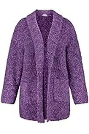 Samoon Jacka stickad, , 54 plus size extra tall