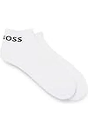 HUGO BOSS 2P AS Sport CC för män set med två par låga strumpor i stretchnät, och blått, 47/50 EU