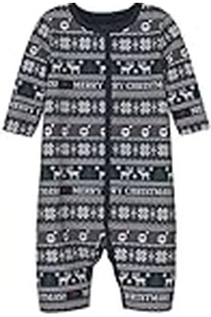 NAME IT Unisex Nbnvismas Ls nattdräkt pyjamas, , 56