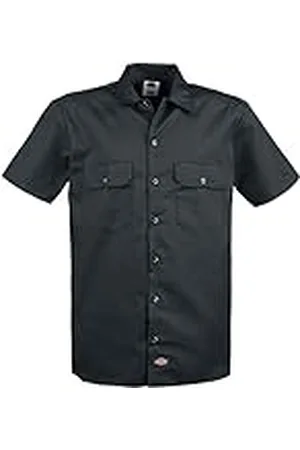 Dickies Herr arbetsskjorta kortärmad – vit, , 5XL
