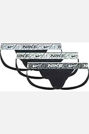Nike Jock Strap 3PK underkläder, Blk-GLAC BL/BRLY VLT/SEQ MRBL WB, XS Herr, , XS