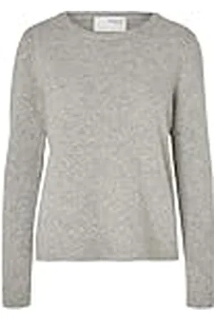 SELECTED SLFMANILA LS stickad kashmir O-hals NOOS, , M