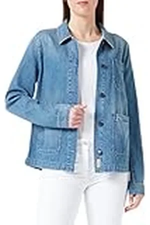 Camel Active Womenswear Dam 334180/1D92 Jacka, Damkläder, Ocean Blue, 34