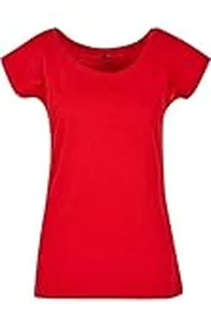Build Your Brand Dam-t-shirt damer bred hals t-shirt cityred XL, , XL
