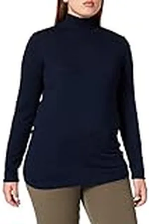 Minus Dam Lana Roll Neck Knit Pullover, Black Iris Solid, M