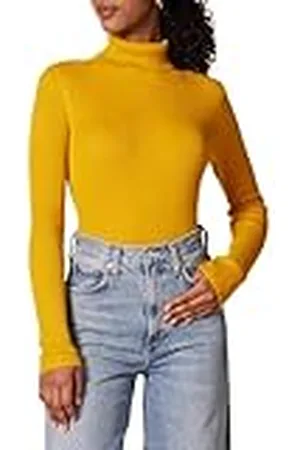 Amazon Dam Slim-Fit lätt långärmad polotröja, , X-Large