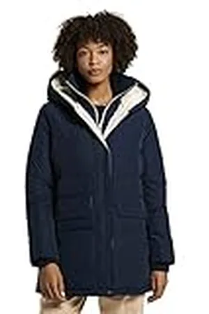 TOM TAILOR Mine to five Damer Vadderad vinterparkas 1021030, , 38