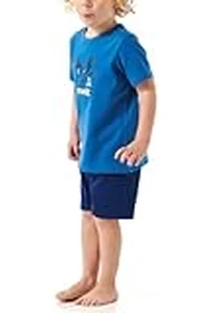 Schiesser Jungen Schlafanzug Set Pyjama kurz - 100% Organic Bio Baumwolle - Größe 92 bis 140