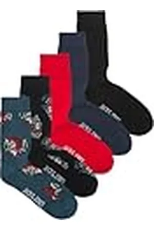 JACK & JONES Herr Jacsuboo 12237456 Strumpor, , one size x 5 par
