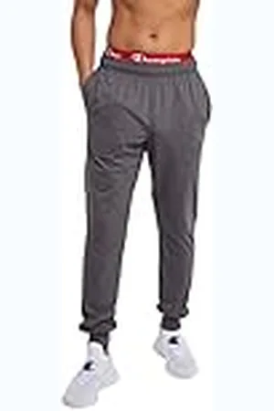 Champion Mäns joggingbyxor, lätta loungebyxor, Jersey grafiska byxor för män, 78,7 cm, , XL