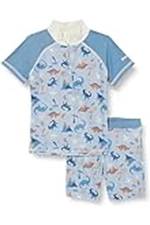 Playshoes Schwimmshirt Badeshorts T-shirt kostym set unisex - barn och pojkar, , 110-116