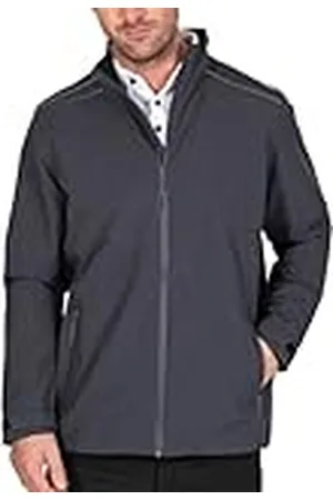 Island Green Herr vattentät inre storm manschett golfjacka, , 3XL