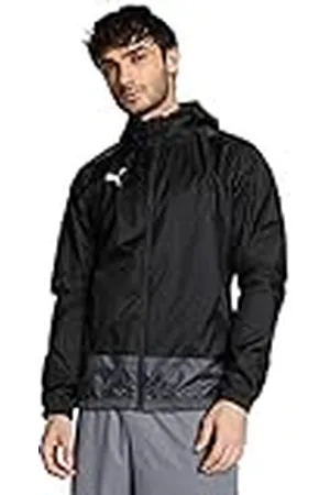 PUMA Herren teamGOAL 23 Training Rain Jack Regenjacke, Black-Asphalt, L