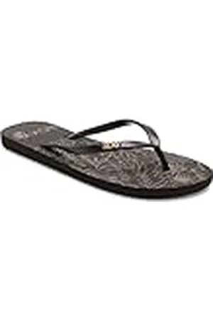 Roxy Dam Viva Stamp sandal, metgld blk, 42 EU