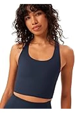 GIRLFRIEND COLLECTIVE Rib Paloma Sports Bra, Classic Women’s Rib Sports Bra, Racerback, Full Cover, Without Underwire and padding, For Yoga, Wellness, Jogging, Sizes XXS-6XL