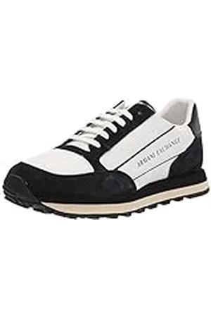 Armani Exchange Herr Osaka Running med märkes-band sneakers, , 42 EU