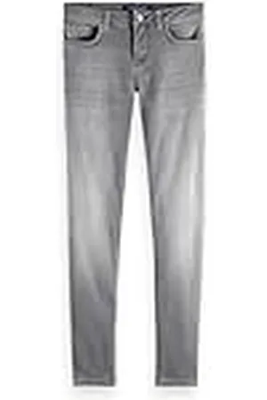 Scotch&Soda Dam Core Bohemisk Enna Mid Rise Skinny Grey Roots Jeans, , 29W / 32L