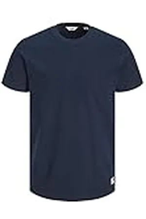JACK & JONES Herr RDDDAN Tee S/S Crew Neck SN T-shirt, Navy Blazer, XL, , XL