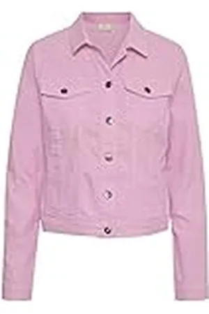 Kaffe Dam casual långärmad vanlig passform KAzelina denim jacka dam, , 32