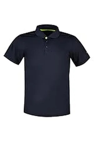 CMP Enfärgad pikétröja för män, blå (B.blue/Limegreen), 60